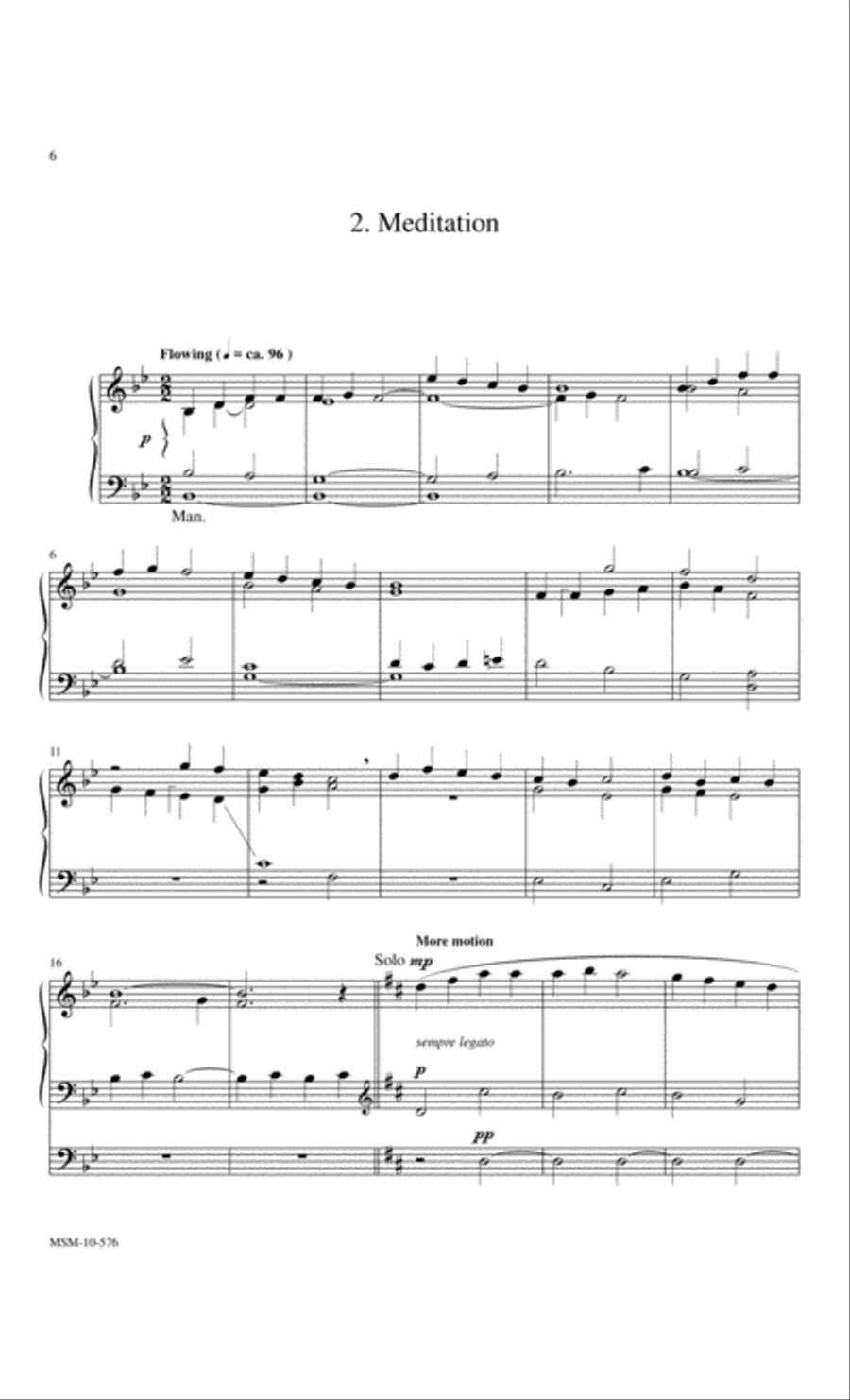 Triptych on Adoro te devote Organ scores gallery preview page 3