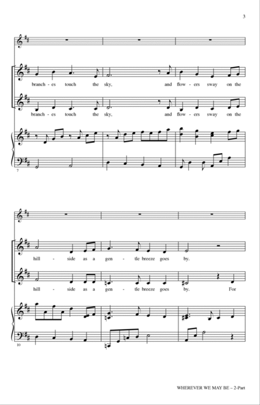 Wherever We May Be 2-Part scores gallery preview page 2