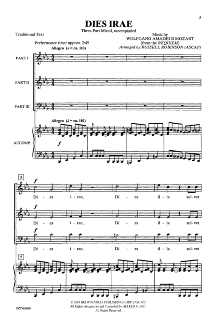 Dies Irae Choir scores gallery preview page 2