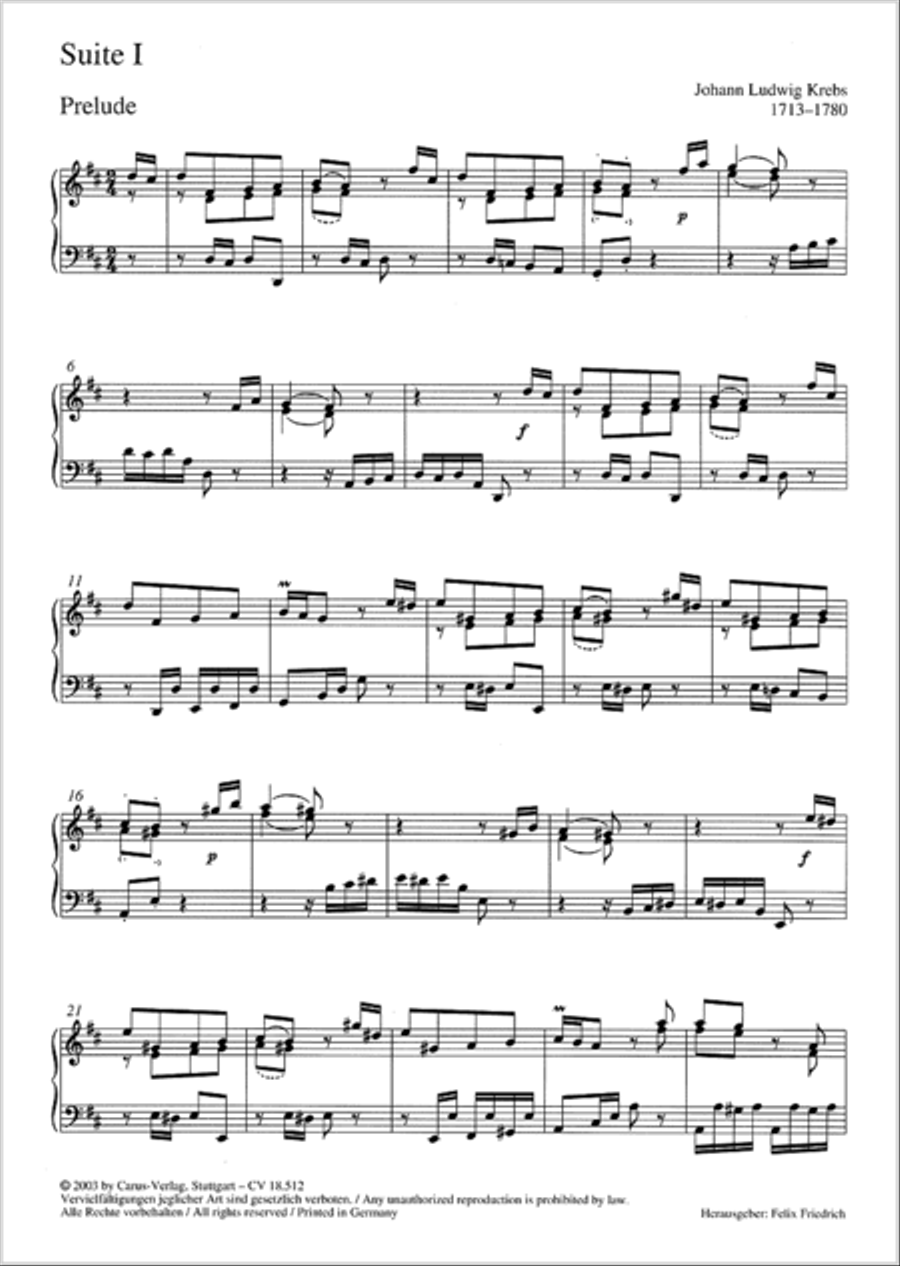 Six Suites Six Suites Harpsichord scores gallery preview page 66