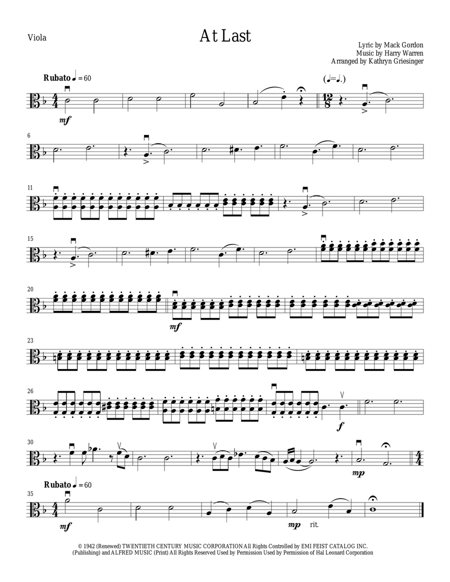 At Last String Quartet scores gallery preview page 5