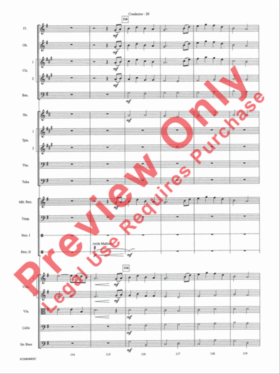 The Lord of the Rings: The Return of the King, Selections from Full Orchestra scores gallery preview page 22