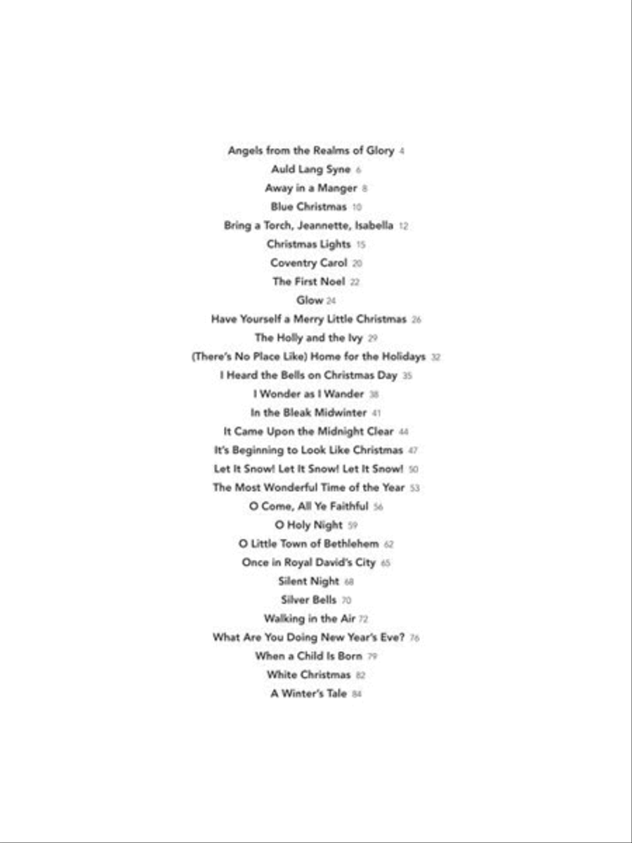 Peaceful Christmas Piano Solos Piano Solo scores gallery preview page 3