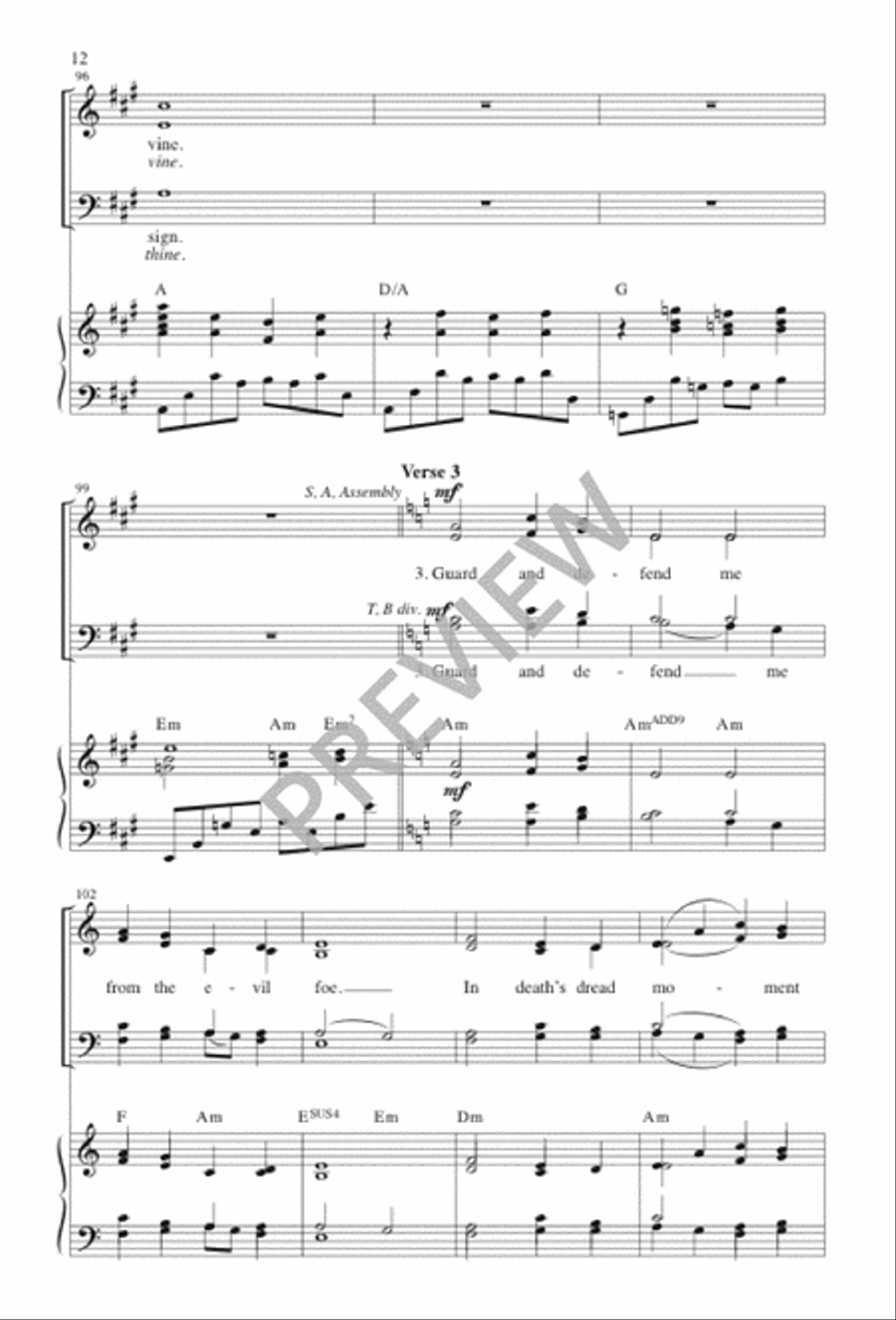 O Sacrament Most Holy O Sacrament Most Holy 4-Part scores gallery preview page 13