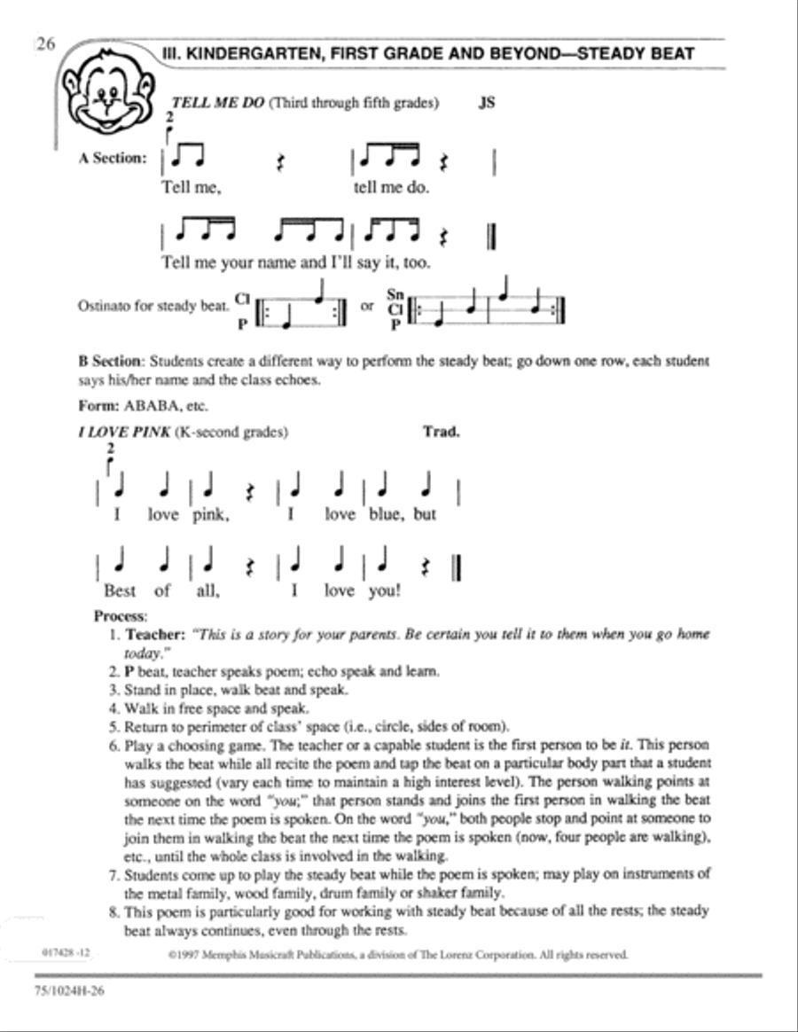 The Orff Anthology The Orff Anthology Classroom Materials scores gallery preview page 7