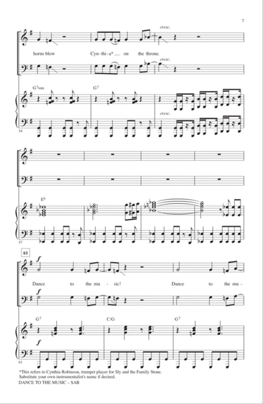 Dance To The Music 3-Part scores gallery preview page 6