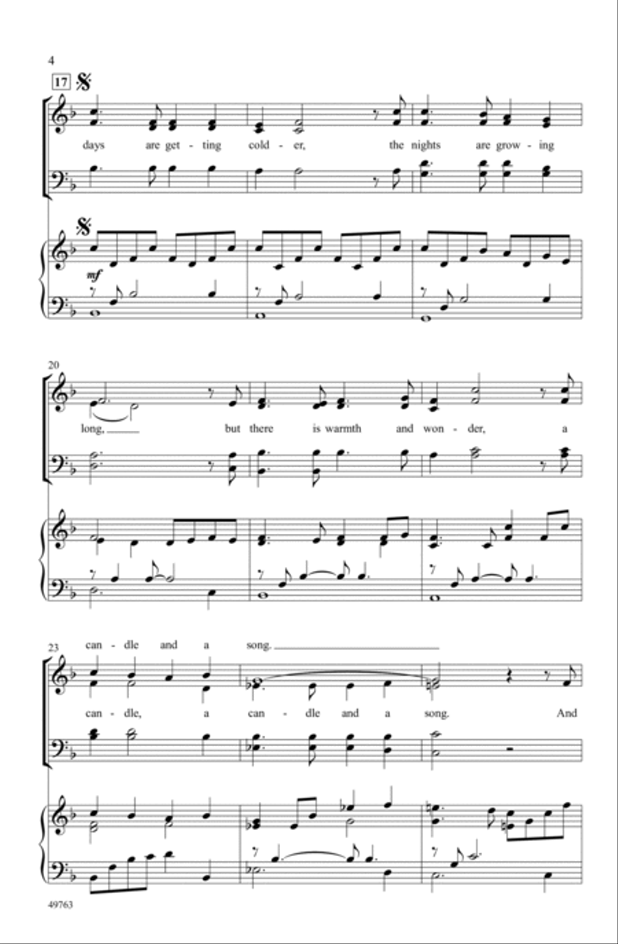 A Light of Hope, A Song of Peace Choir scores gallery preview page 3