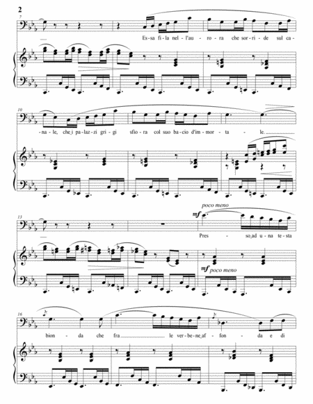 BROGI: Visione Veneziana (transposed to C minor, bass clef)