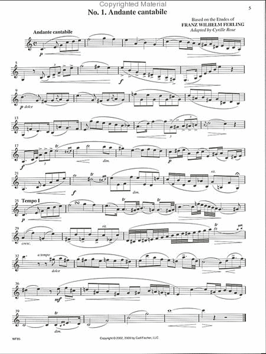 Rose 32 Etudes for Clarinet