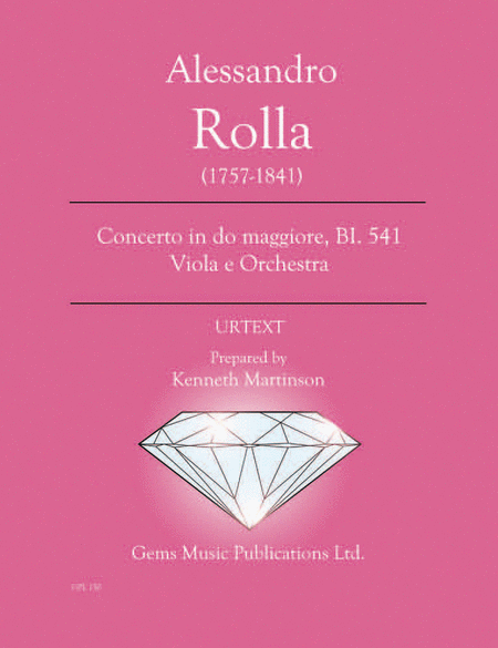 Concerto in do maggiore, BI. 541 Viola e Orchestra