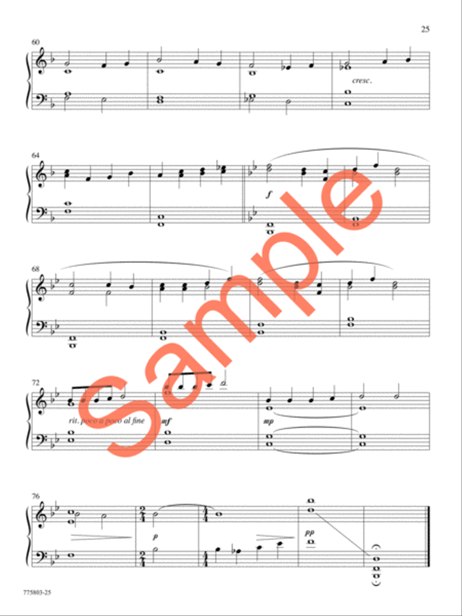 My Joy and My Rest Piano Solo scores gallery preview page 21