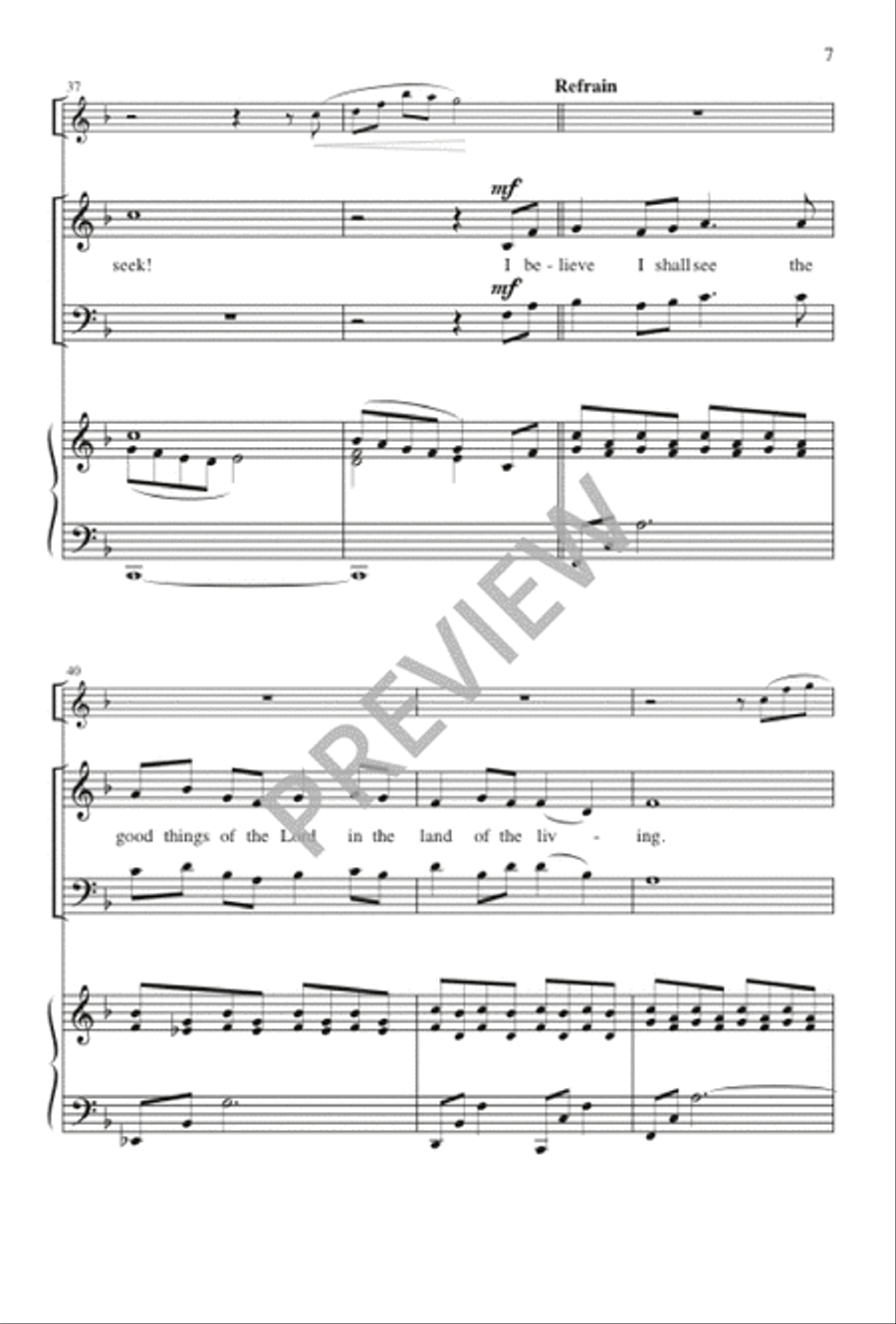 In the Land of the Living 2-Part scores gallery preview page 8
