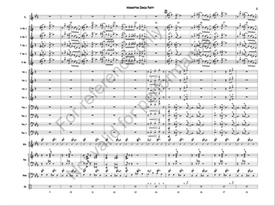 Manhattan Dance Party Jazz Ensemble scores gallery preview page 4