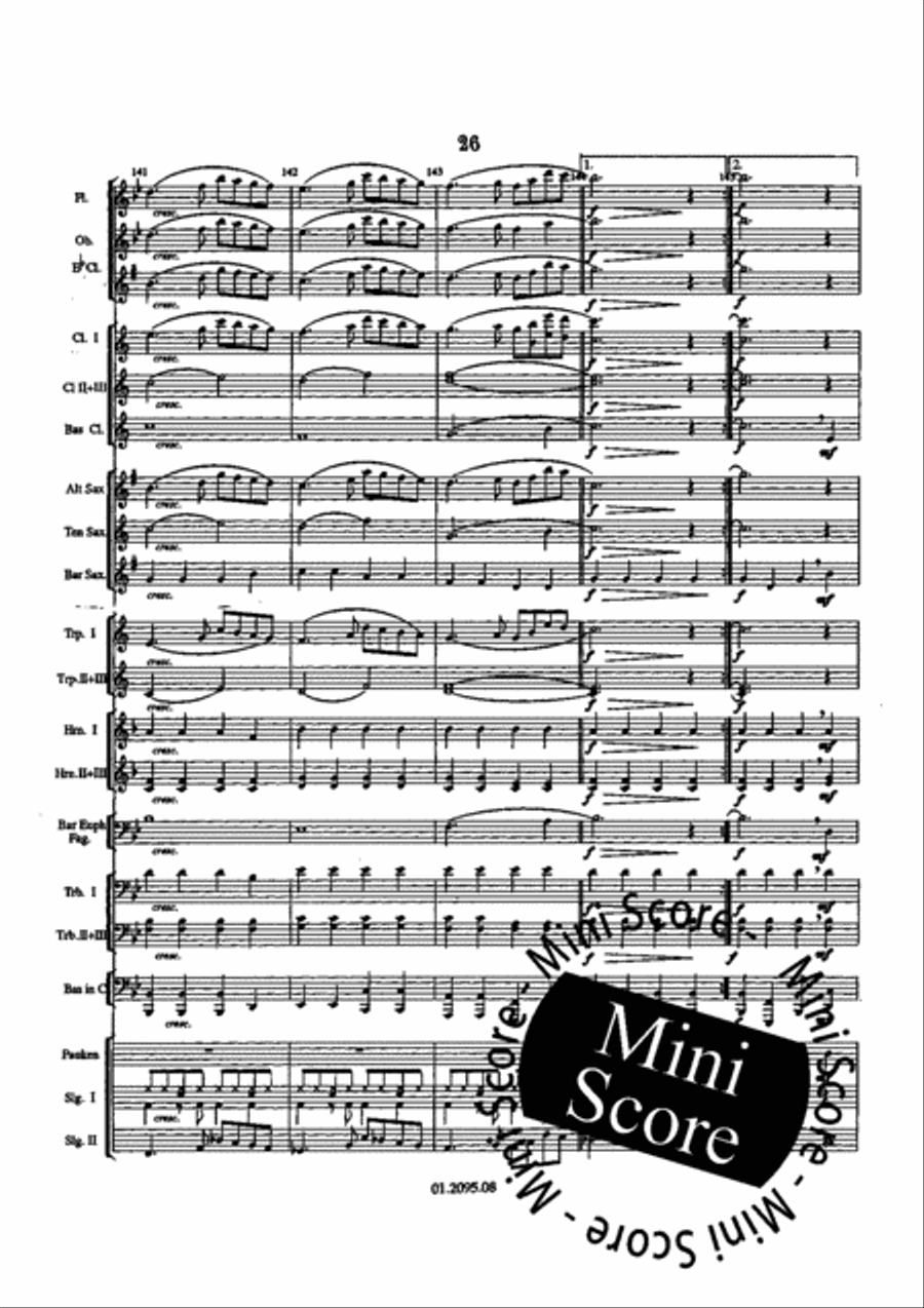 Paganini Variations Paganini Variations Fanfare Band scores gallery preview page 32