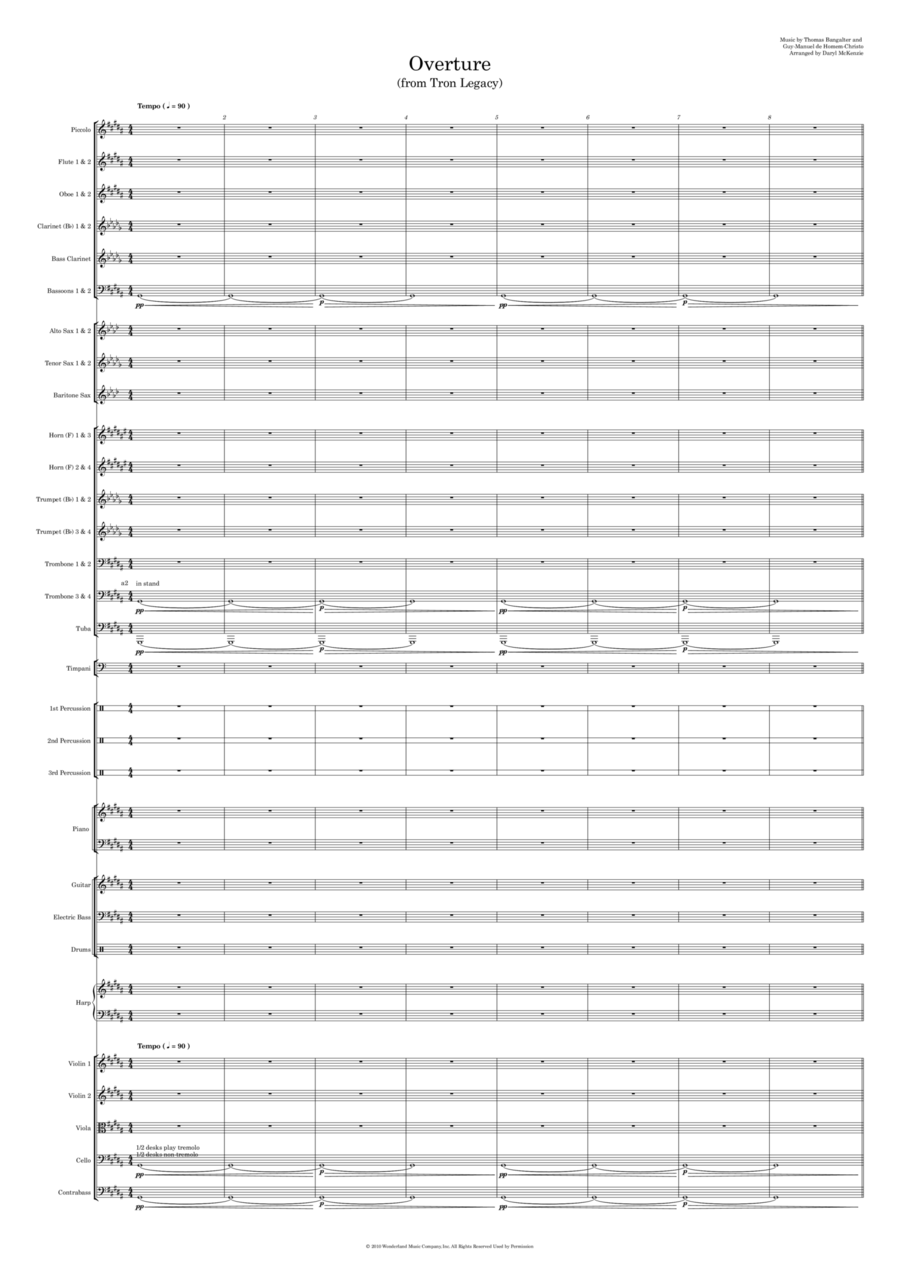Overture Full Orchestra scores gallery preview page 1