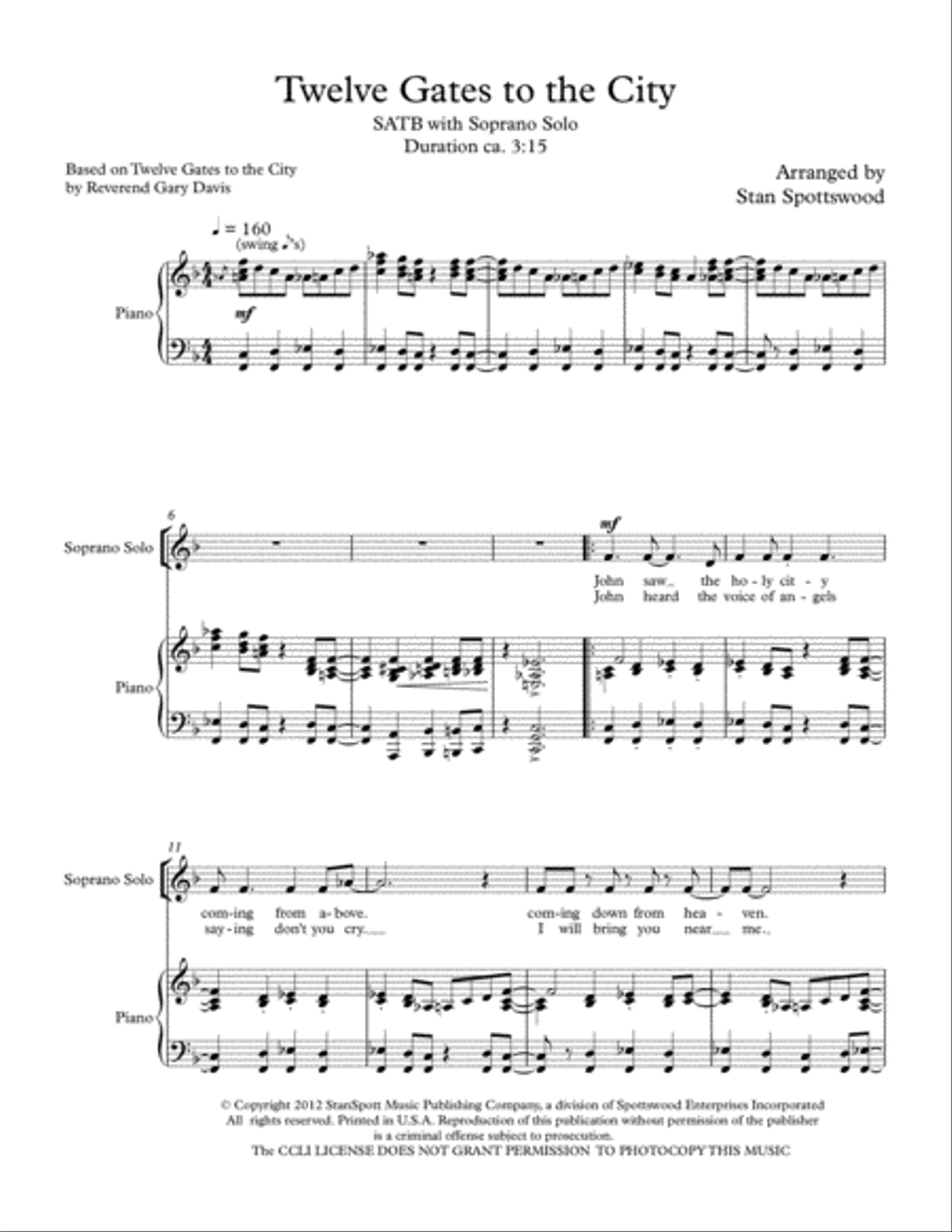 12 Gates to the City Small Ensemble scores gallery preview page 2