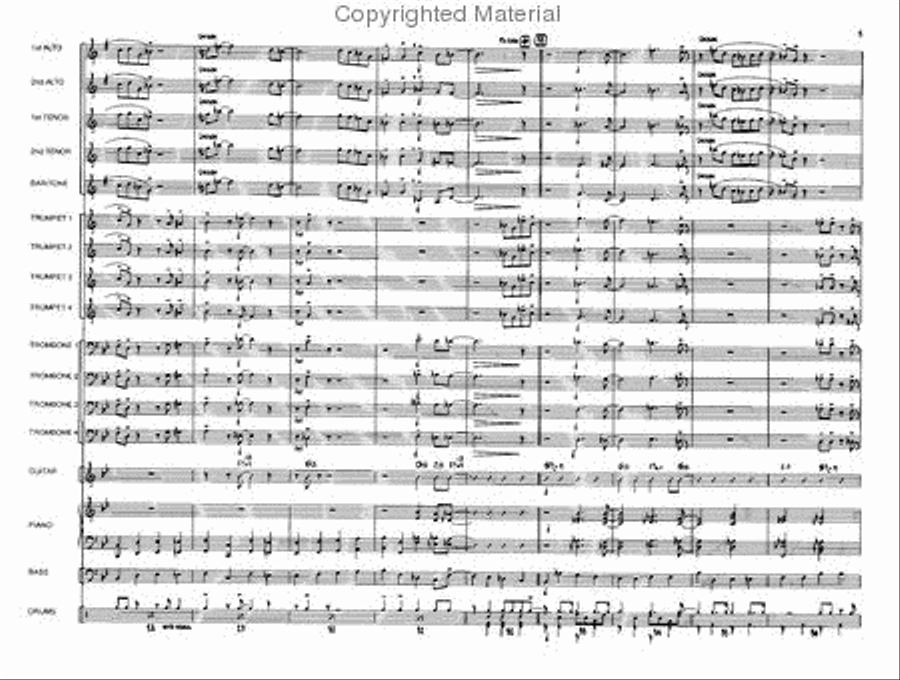 Blue Hue Jazz Ensemble scores gallery preview page 5