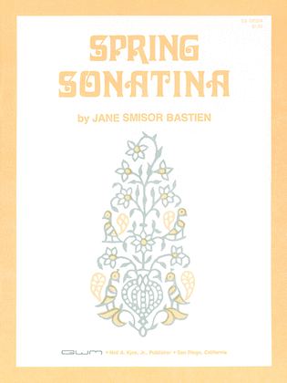 Book cover for Spring Sonatina
