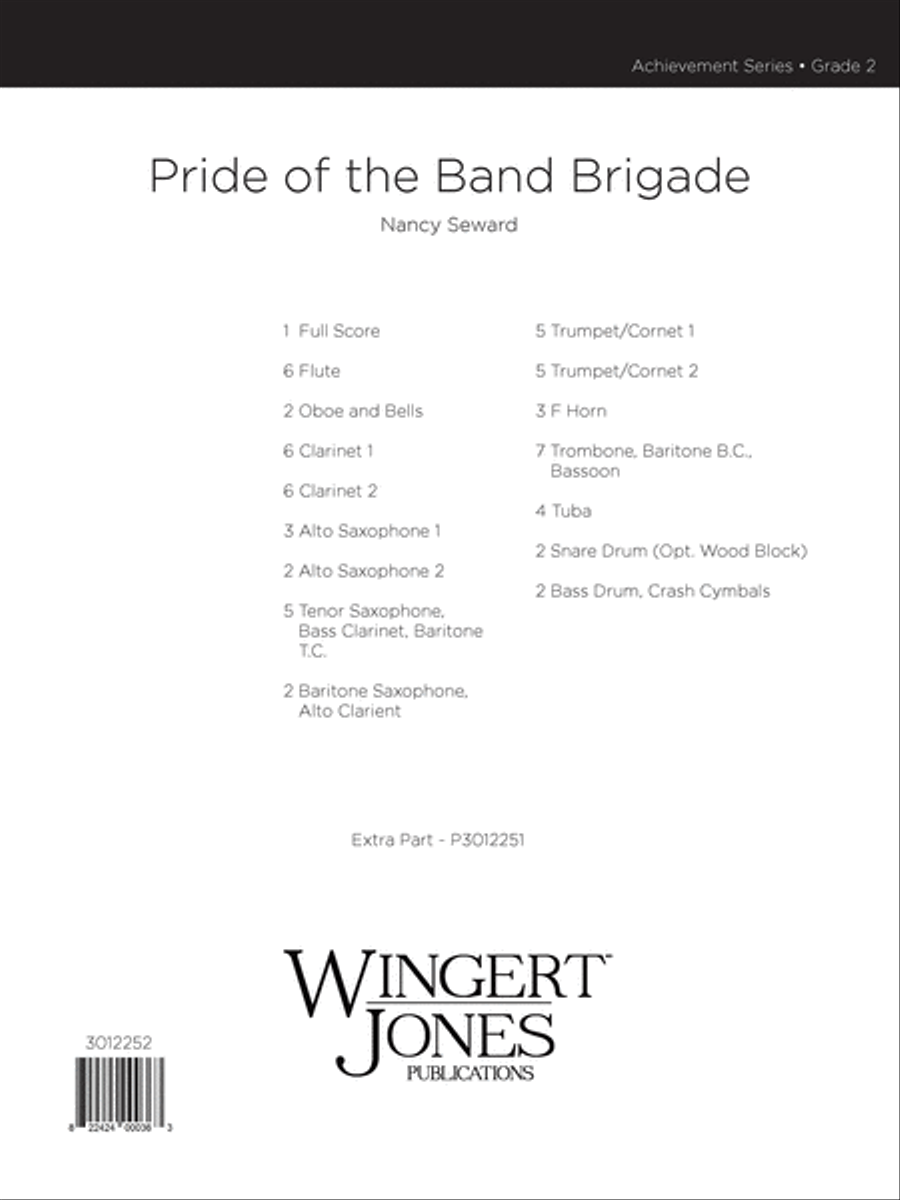 Pride Of The Band Brigade (Score) Concert Band scores gallery preview page 1