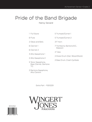 Book cover for Pride Of The Band Brigade - Full Score