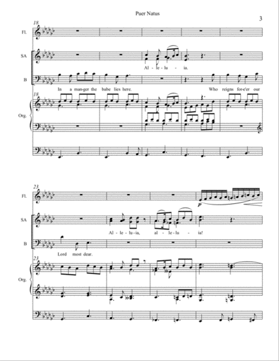 Puer Natus 3-Part scores gallery preview page 3