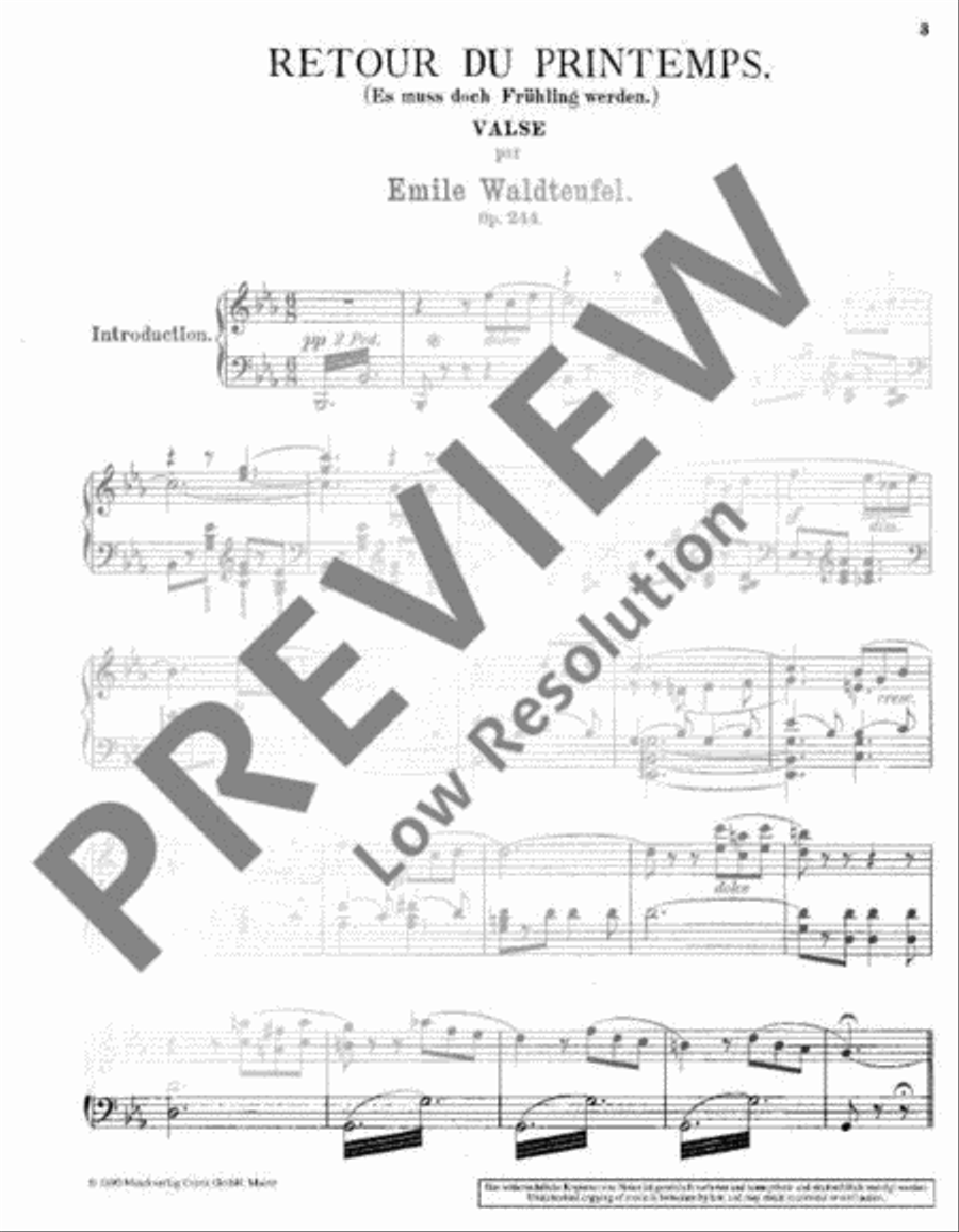 Es muss Frühling werden Piano Solo scores gallery preview page 4