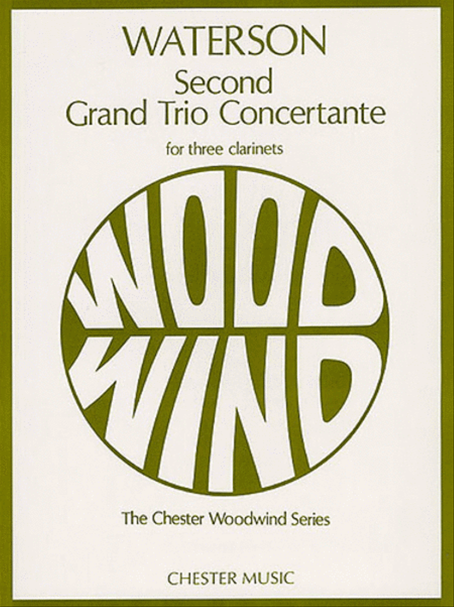 Second Grand Trio Concertante Clarinet Trio scores gallery preview page 1