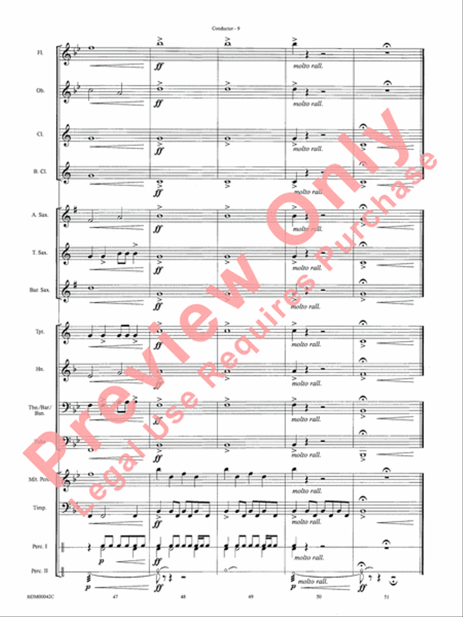 Let Heaven and Nature Sing! Concert Band scores gallery preview page 12