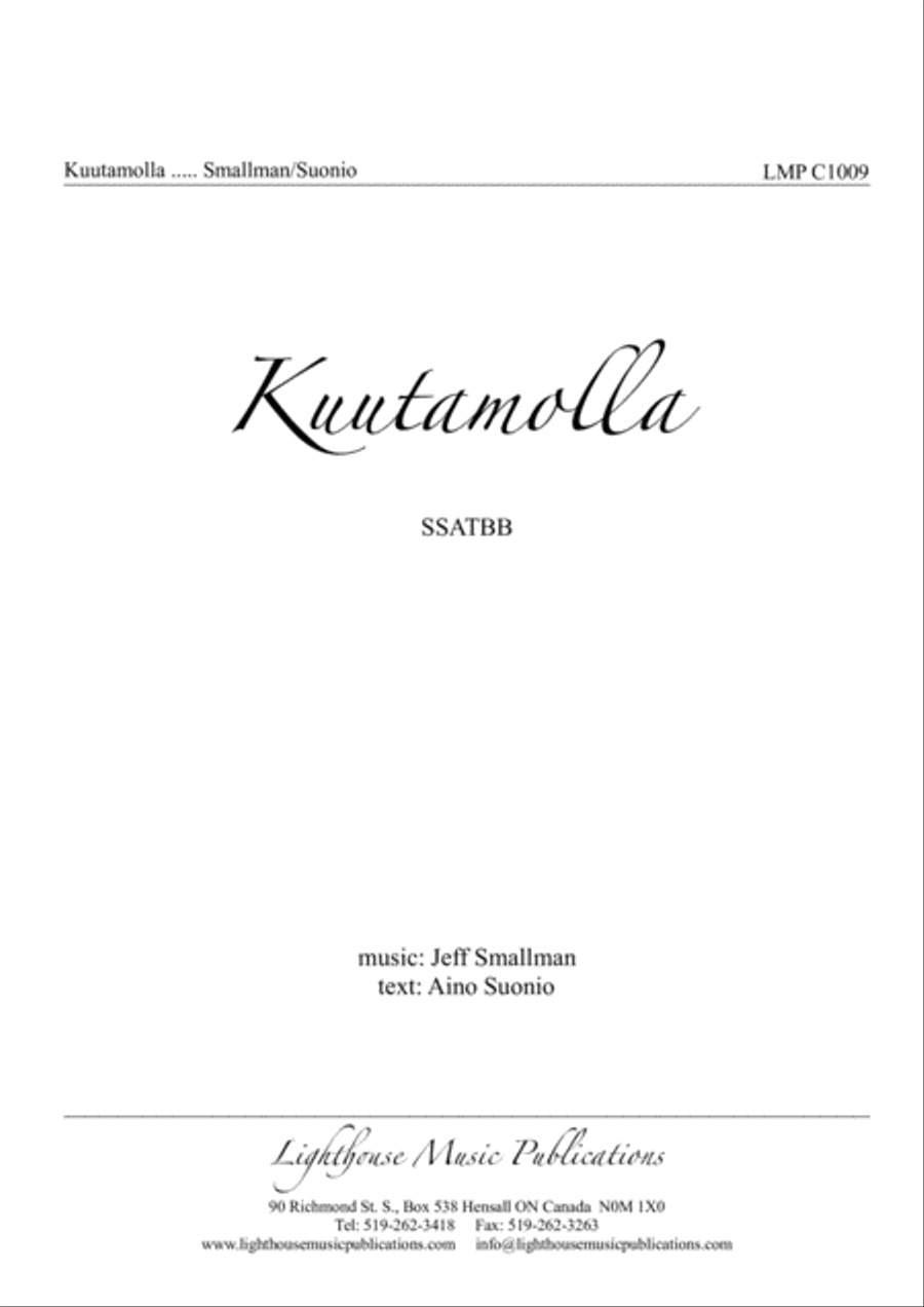 Kuutamolla Kuutamolla SSATBB scores gallery preview page 2