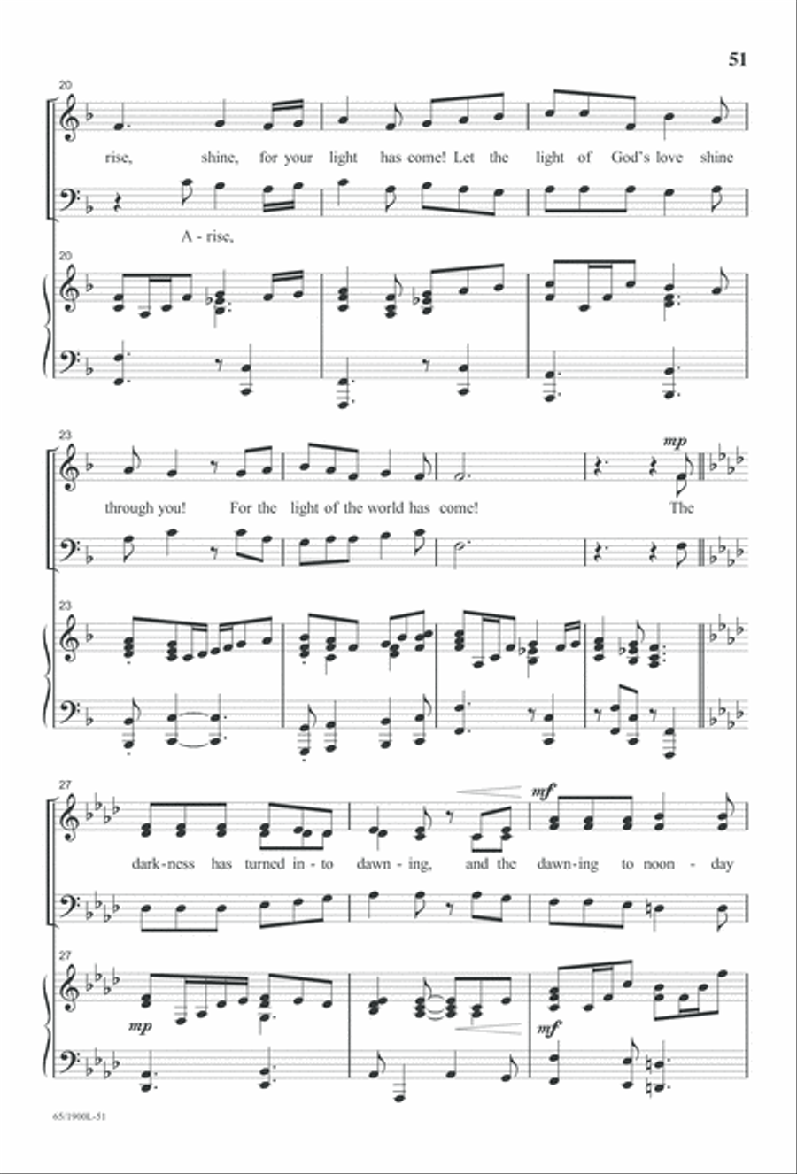 Love's Pure Light 3-Part scores gallery preview page 53