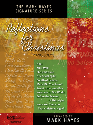 Book cover for Reflections for Christmas