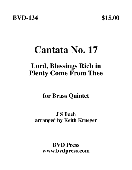 Cantata No. 17