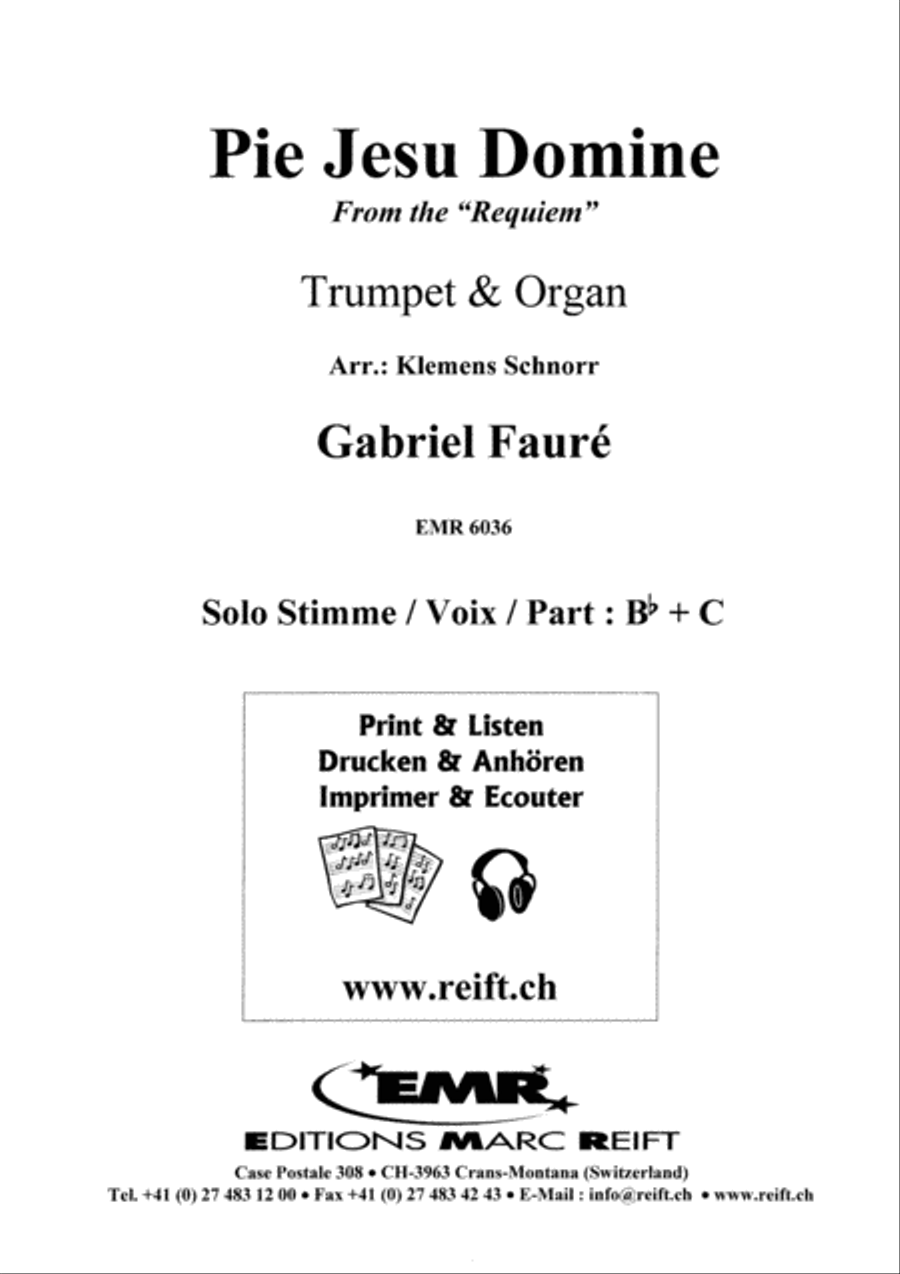 Pie Jesu Domine Cornet scores gallery preview page 2
