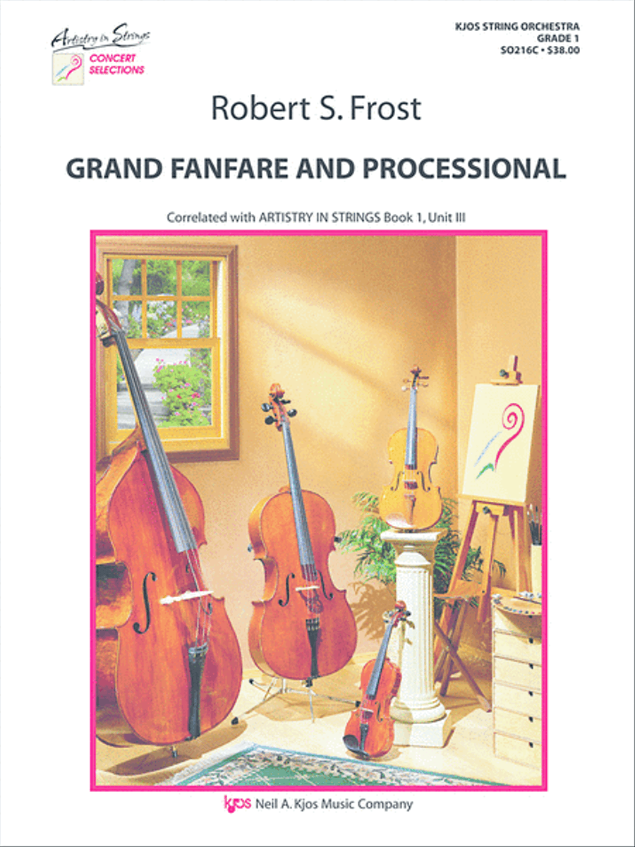 Grand Fanfare and Processional String Orchestra scores gallery preview page 1