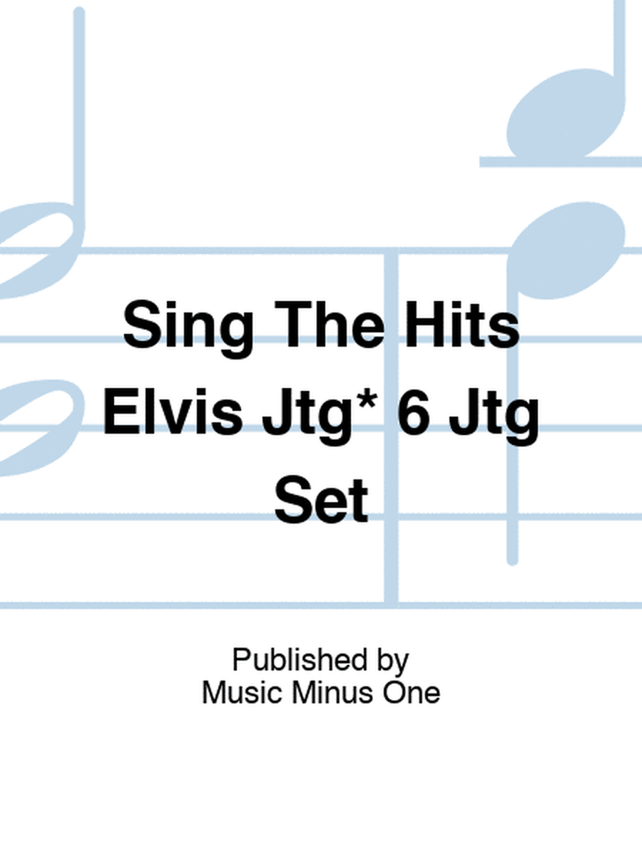 Sing The Hits Elvis Jtg* 6 Jtg Set