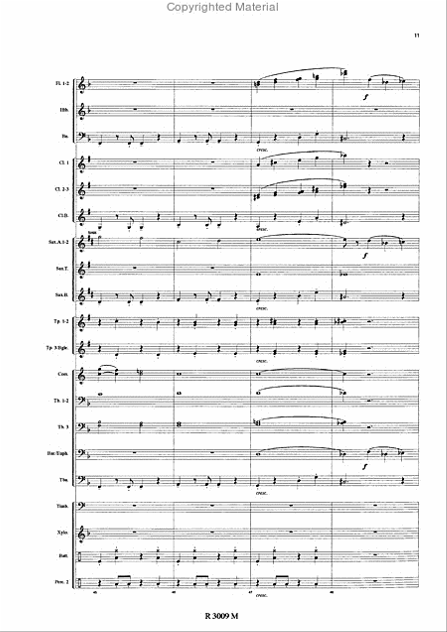 Brigades du Tigre Concert Band scores gallery preview page 12