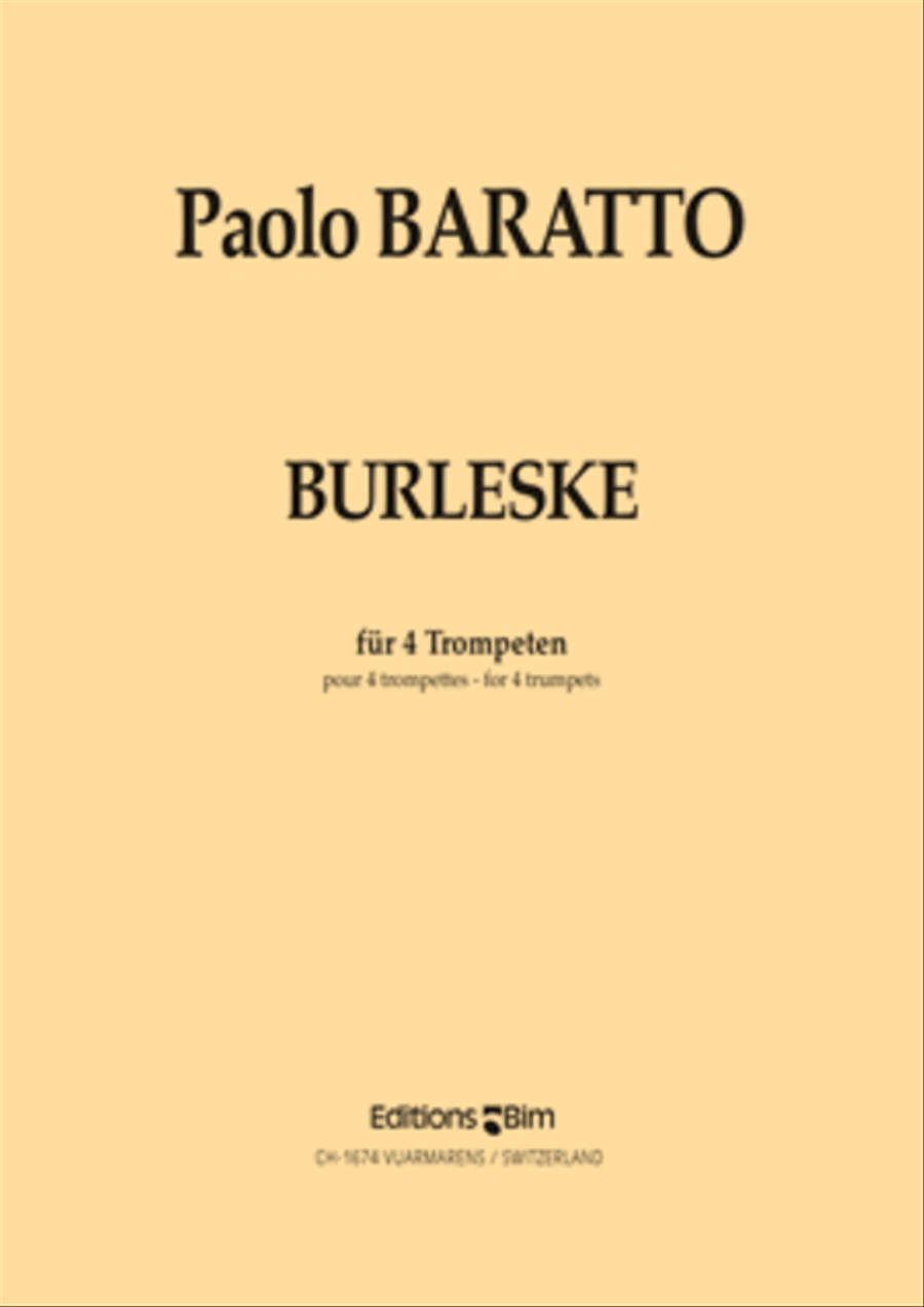 Burleske Burleske Trumpet scores gallery preview page 1