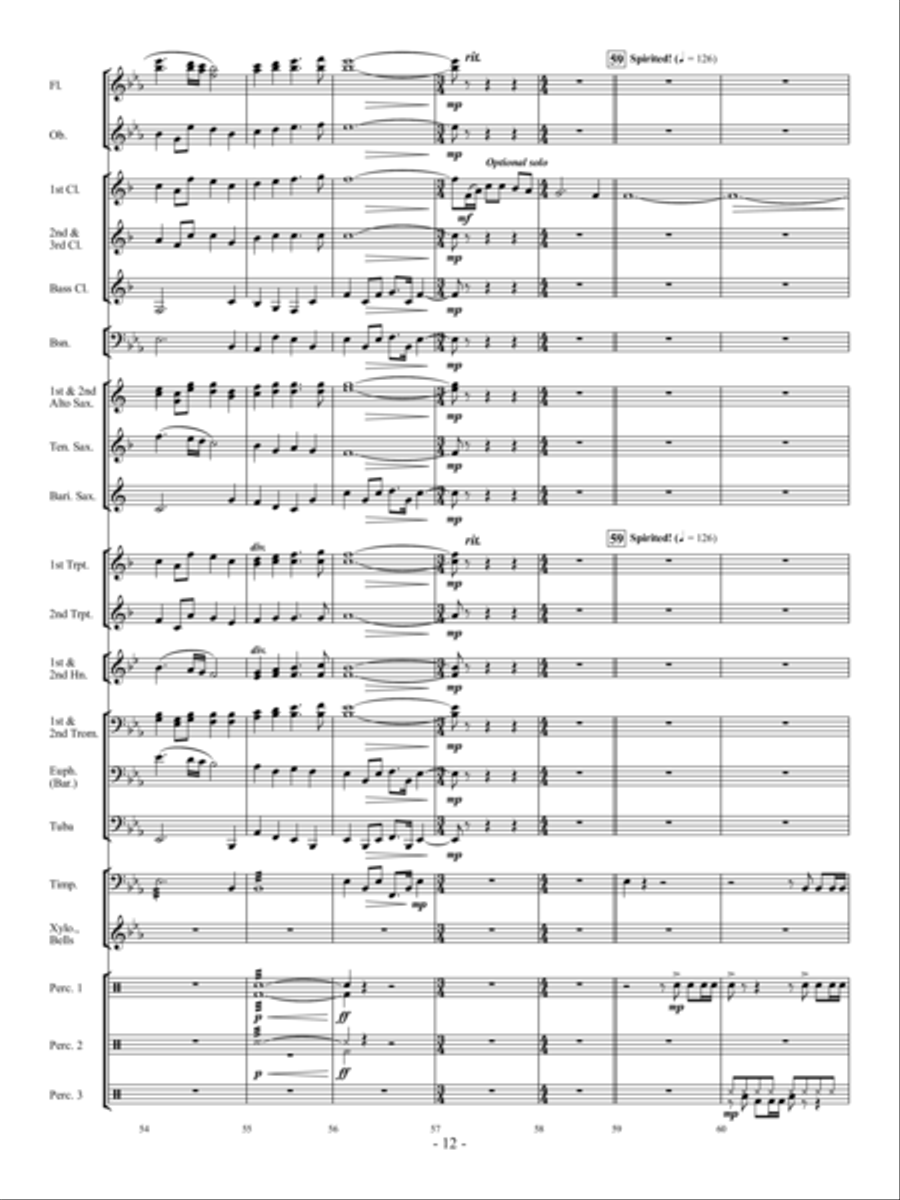 Dream Chaser Concert Band scores gallery preview page 11