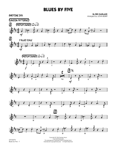 Blues by Five - Baritone Sax