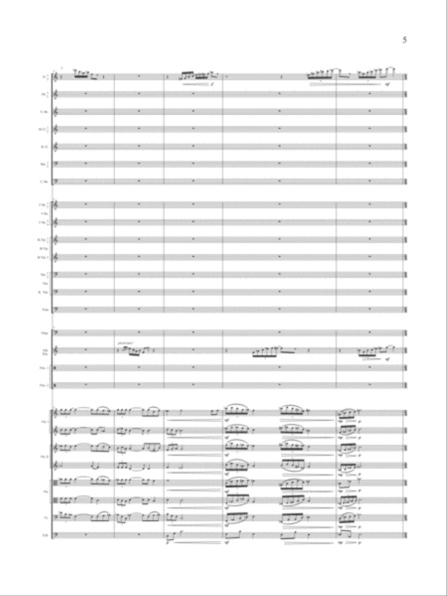 Introitus (An American Overture) Full Orchestra scores gallery preview page 4