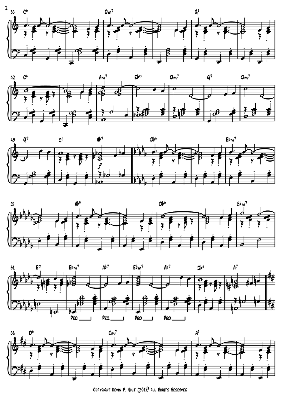 Mack the Knife Piano Solo scores gallery preview page 2