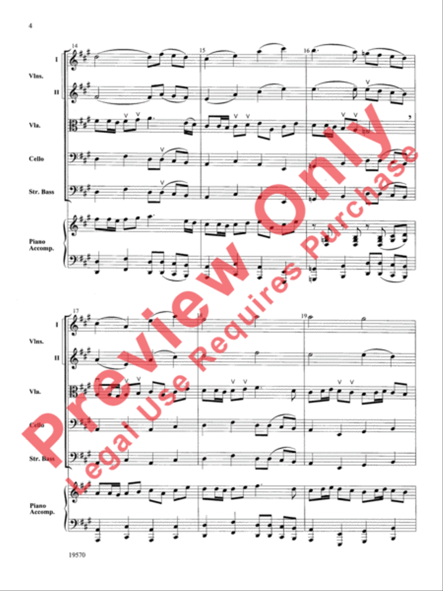 Johnny Appleseed Suite Johnny Appleseed Suite String Orchestra scores gallery preview page 5