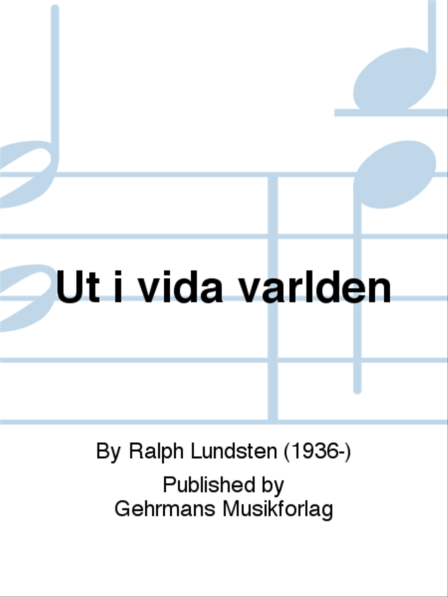 Ut i vida varlden Organ scores gallery preview page 1