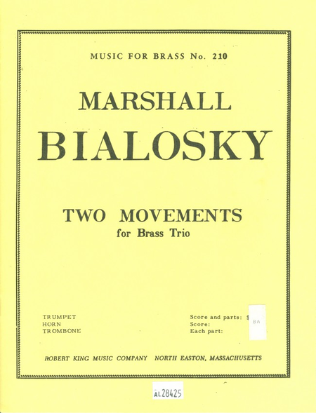 2 Movements - Brass Trio