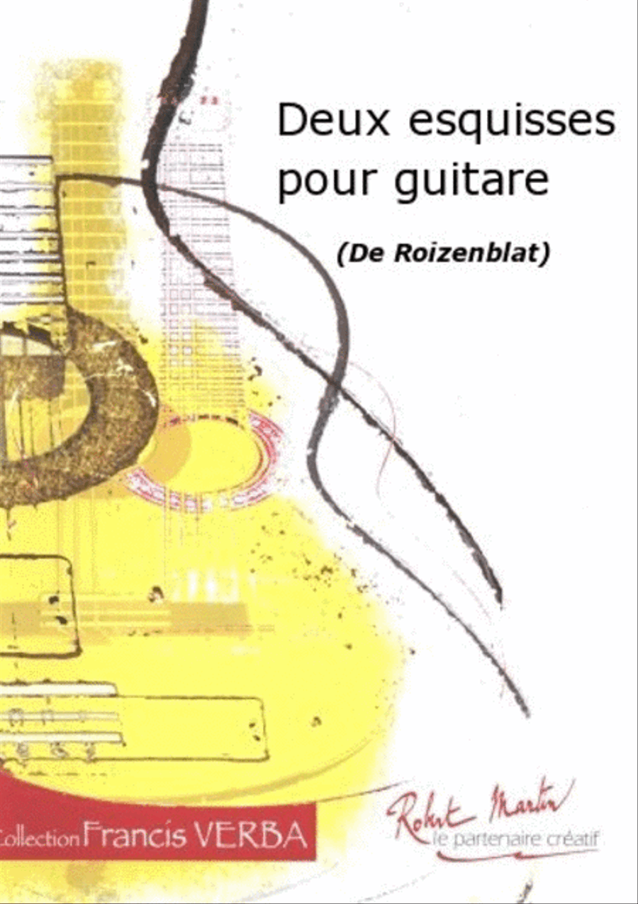 Esquisses (2) pour guitare Guitar scores gallery preview page 1