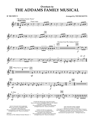 Overture to The Addams Family Musical - Bb Trumpet 2