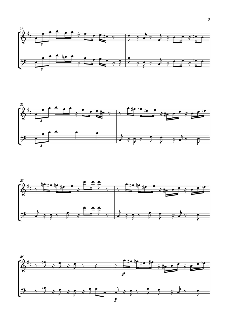 Super Mario Bros. Opus Woodwind Duet scores gallery preview page 3