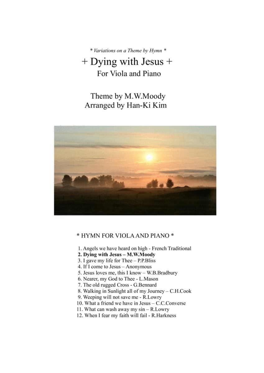 Dying with Jesus (For Viola and Piano) image number null