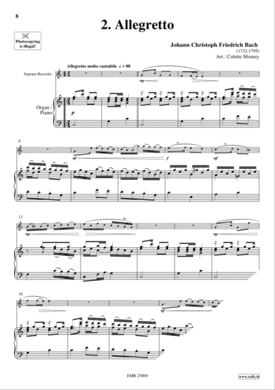 40 Greatest Classic Hits Vol. 1 Soprano Recorder scores gallery preview page 4