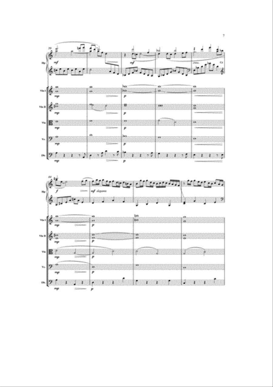 Suite Lyrique Harp scores gallery preview page 6